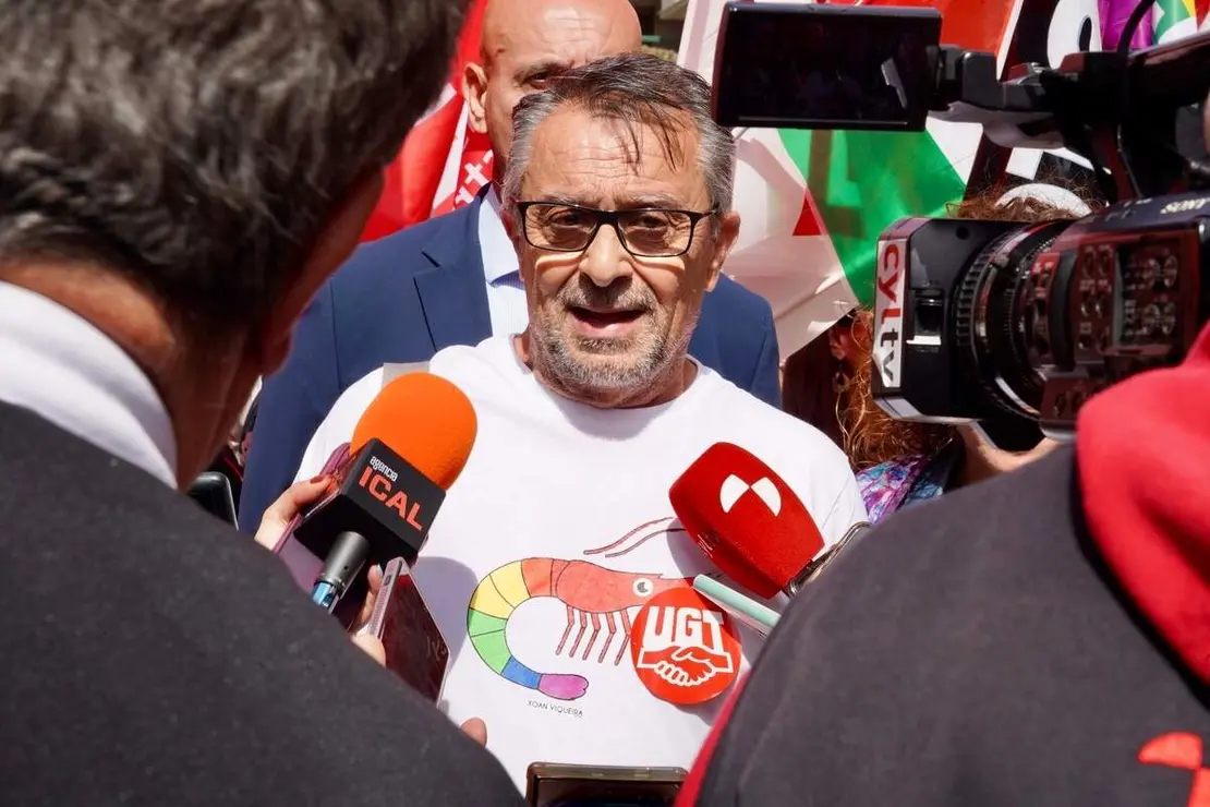 Manifestaci&oacute;n del 1&ordm; de Mayo convocada por UGT y CCOO en Le&oacute;n