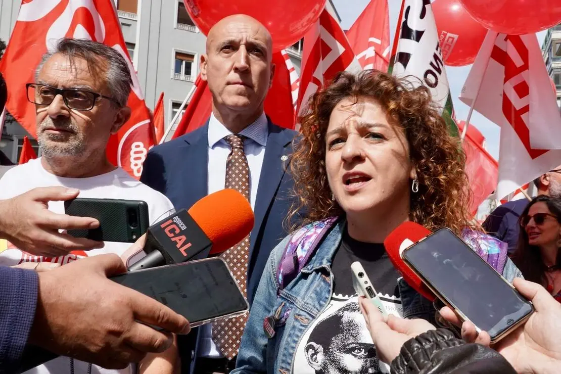 Manifestaci&oacute;n del 1&ordm; de Mayo convocada por UGT y CCOO en Le&oacute;n