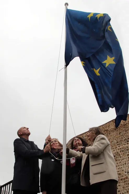 El alcalde de Le&oacute;n, Jos&eacute; Antonio Diez, preside los actos celebrados con motivo de la conmemoraci&oacute;n del D&iacute;a de Europa