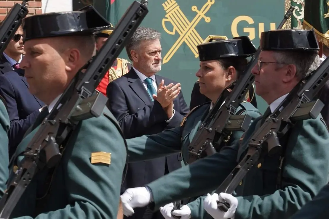 El general de Brigada, Miguel S&aacute;nchez Guerrero, y el delegado del Gobierno en Castilla y Le&oacute;n, Nicanor Sen V&eacute;lez, presiden el acto de conmemoraci&oacute;n del 182 aniversario de la Fundaci&oacute;n de la Guardia Civil