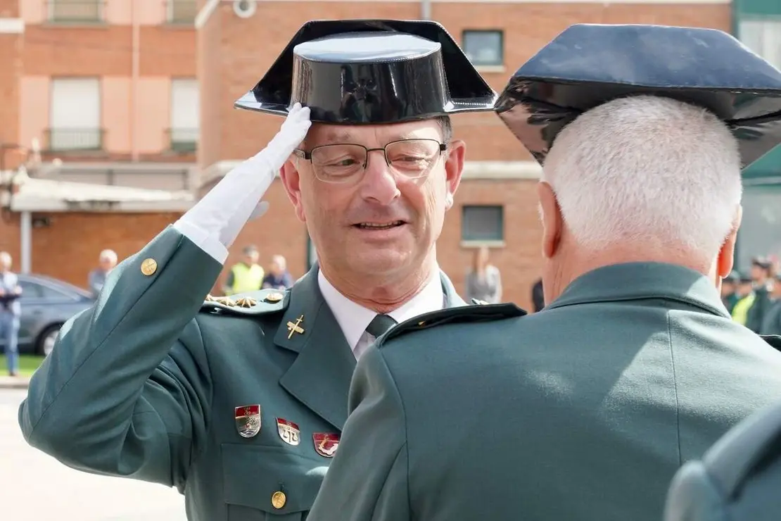 El general de Brigada, Miguel S&aacute;nchez Guerrero, y el delegado del Gobierno en Castilla y Le&oacute;n, Nicanor Sen V&eacute;lez, presiden el acto de conmemoraci&oacute;n del 182 aniversario de la Fundaci&oacute;n de la Guardia Civil