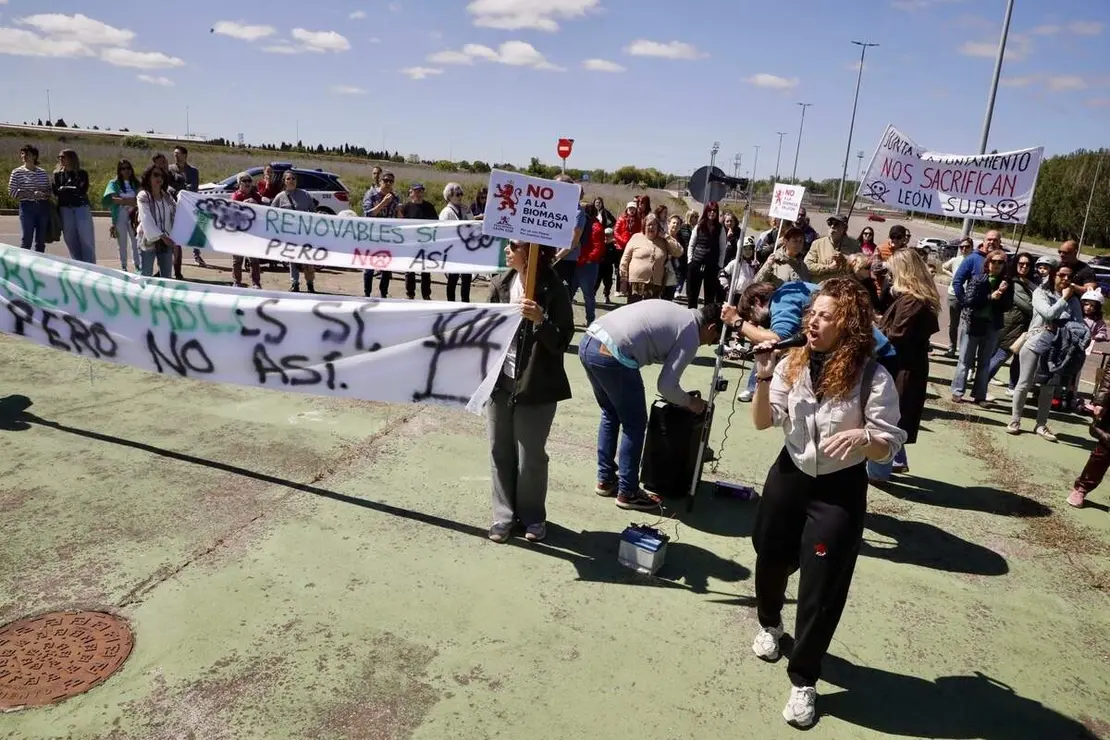 La asociaci&oacute;n vecinal de La Lastra convoca una protesta contra la planta de biomasa en Le&oacute;n