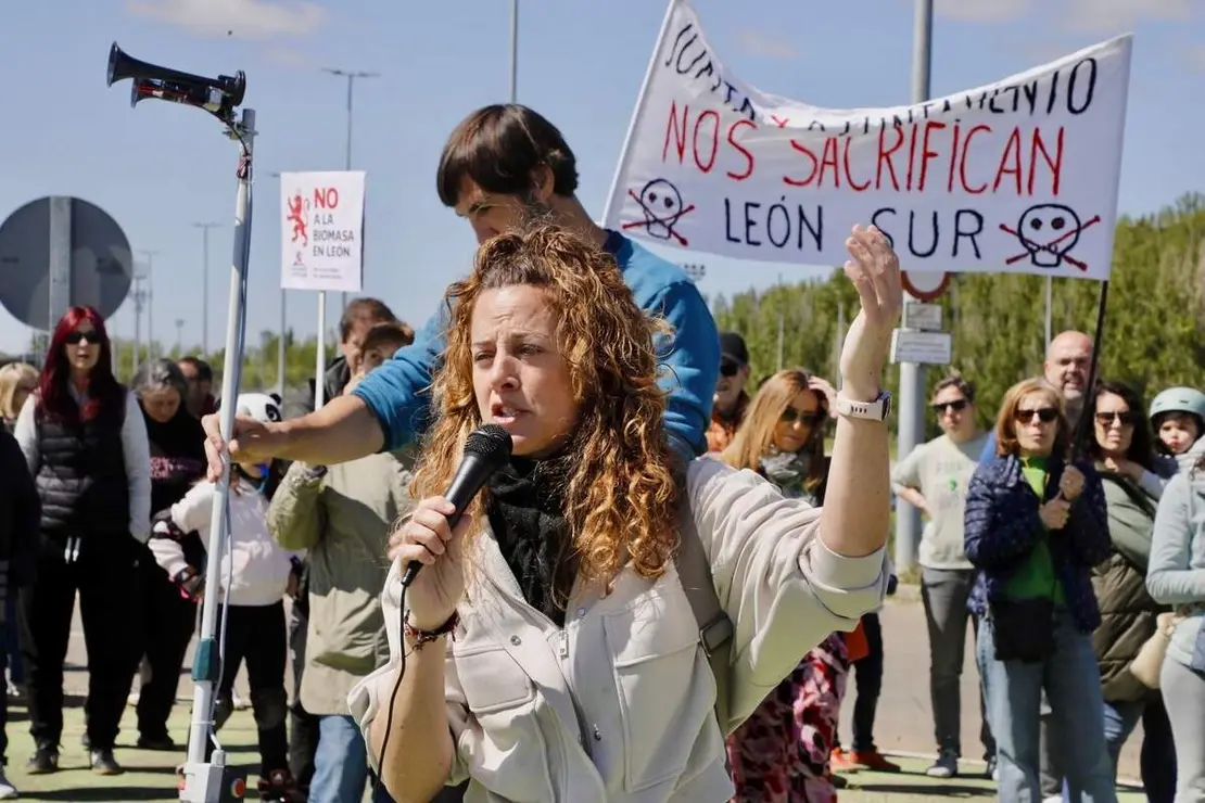 La asociaci&oacute;n vecinal de La Lastra convoca una protesta contra la planta de biomasa en Le&oacute;n