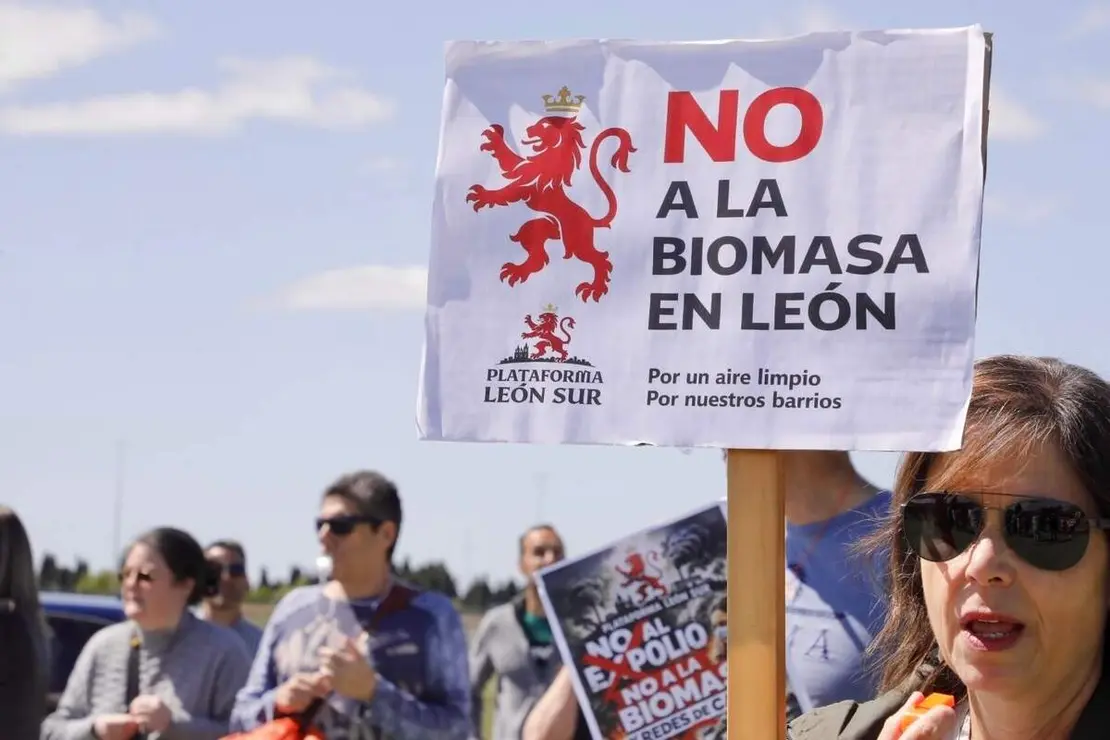 La asociaci&oacute;n vecinal de La Lastra convoca una protesta contra la planta de biomasa en Le&oacute;n
