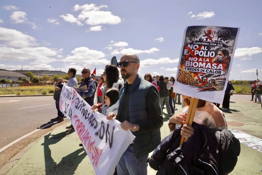 La asociaci&oacute;n vecinal de La Lastra convoca una protesta contra la planta de biomasa en Le&oacute;n