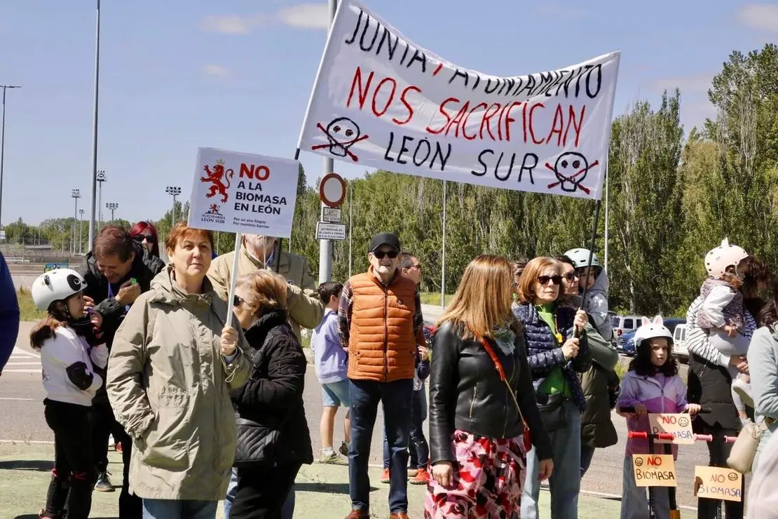 La asociaci&oacute;n vecinal de La Lastra convoca una protesta contra la planta de biomasa en Le&oacute;n