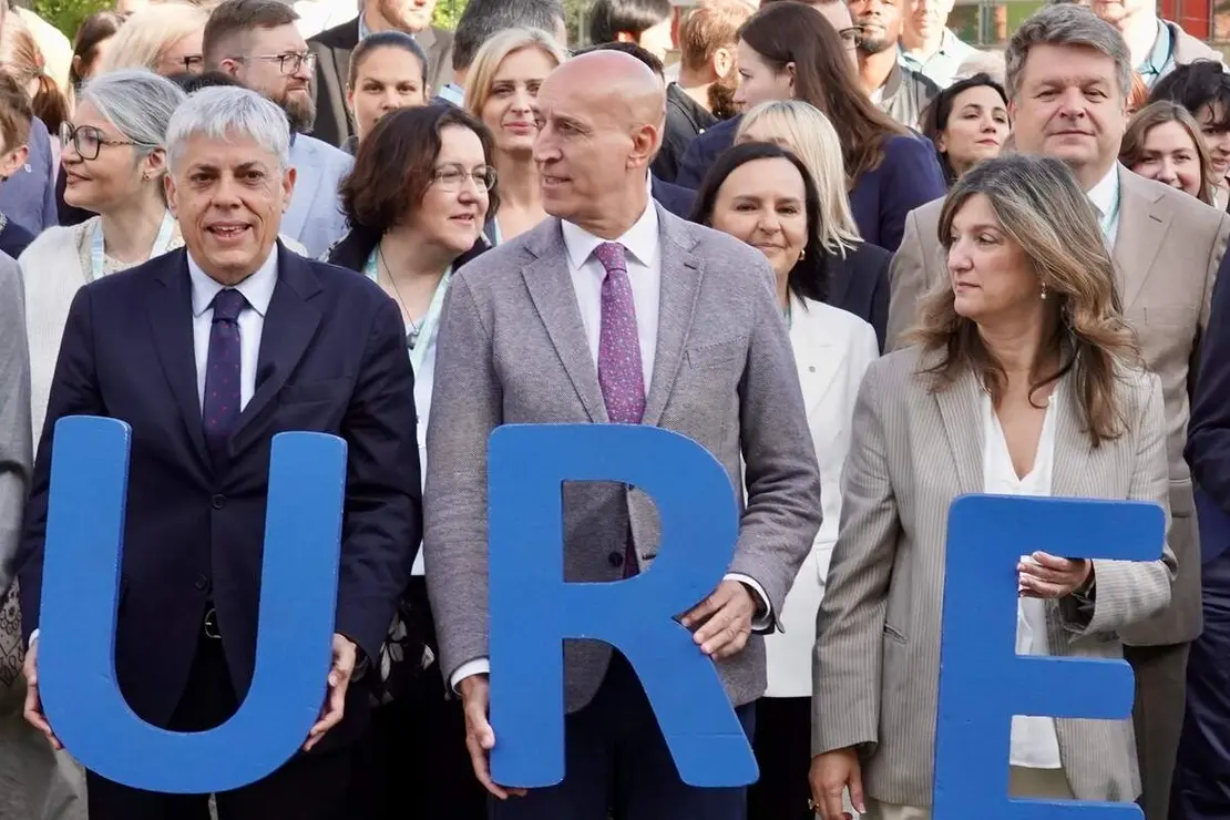 La rectora de la Universidad de Le&oacute;n, Nuria Gonz&aacute;lez, preside la inauguraci&oacute;n &lsquo;Review week&rsquo; de la alianza Eureca-Pro, tras la que los nueve rectores de las universidades que la integran firman un acuerdo en materia formativa