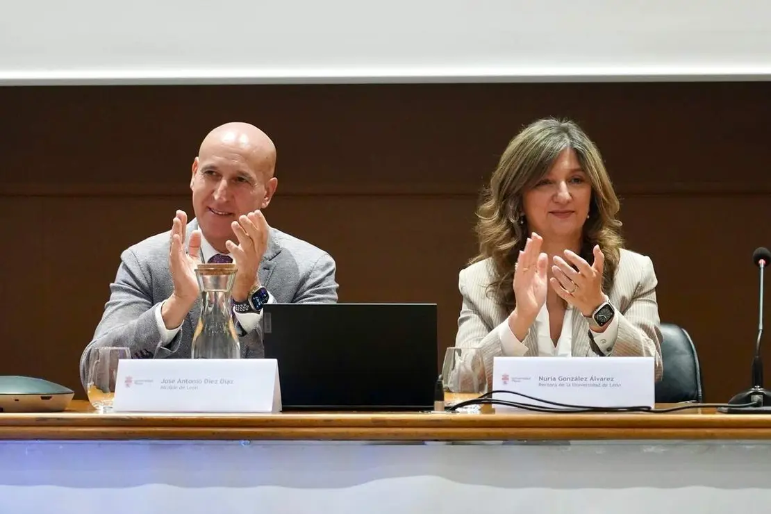 La rectora de la Universidad de Le&oacute;n, Nuria Gonz&aacute;lez, preside la inauguraci&oacute;n &lsquo;Review week&rsquo; de la alianza Eureca-Pro, tras la que los nueve rectores de las universidades que la integran firman un acuerdo en materia formativa