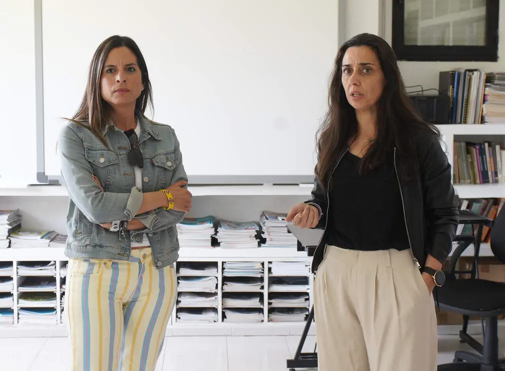 La vicesecretaria general del PSOE de Castilla y Le&oacute;n, Nuria Rubio, visita Proyecto Hombre de Ponferrada. Le acompa&ntilde;an la procuradora socialista por Le&oacute;n Mabel Fern&aacute;ndez, y la portavoz de la Comisi&oacute;n Ejecutiva Provincial del PSOE de Le&oacute;n, Luc&iacute;a de Castro