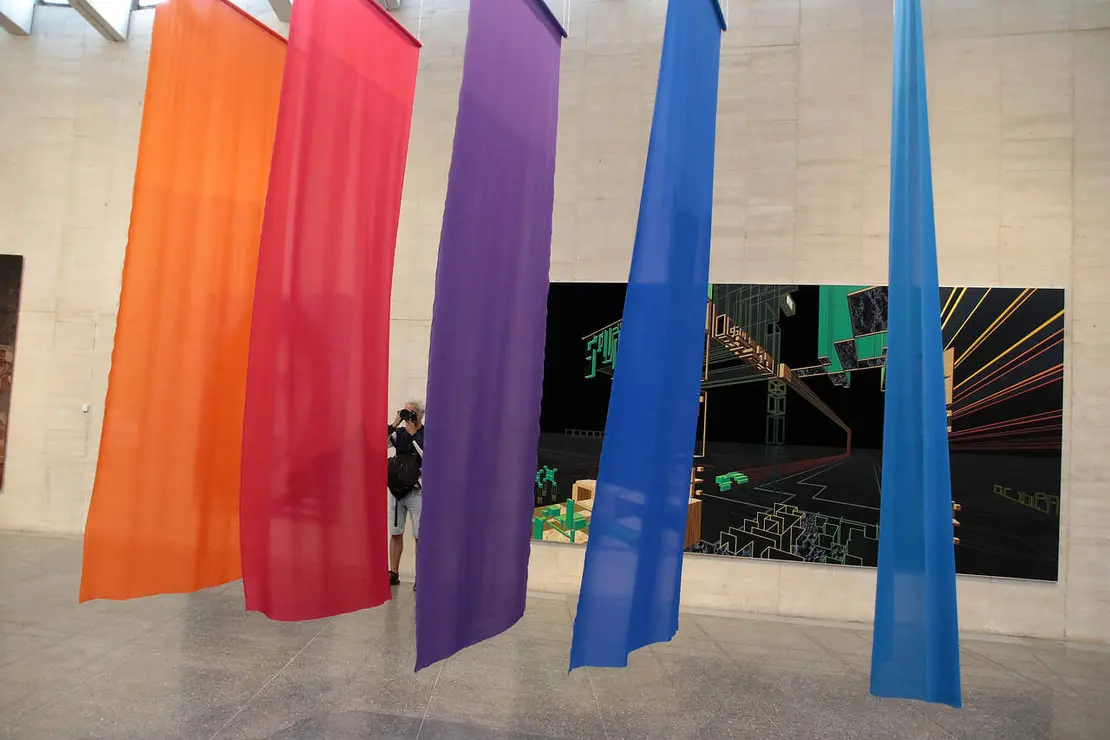 La viceconsejera de Acci&oacute;n Cultural, Mar Sancho, asiste a la presentaci&oacute;n de las nuevas exposiciones del Museo de Arte Contempor&aacute;neo de Castilla y Le&oacute;n