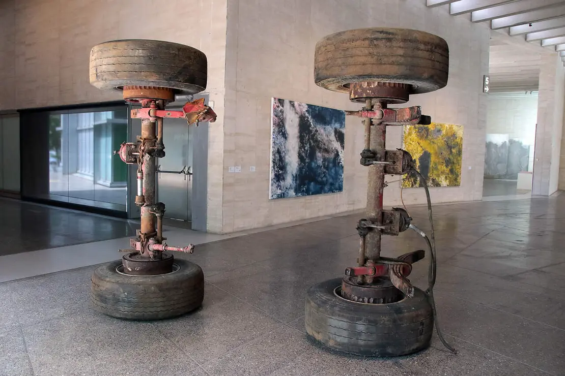 La viceconsejera de Acci&oacute;n Cultural, Mar Sancho, asiste a la presentaci&oacute;n de las nuevas exposiciones del Museo de Arte Contempor&aacute;neo de Castilla y Le&oacute;n