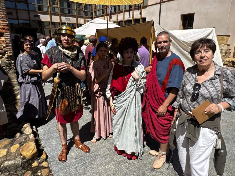 El Centro de Interpretaci&oacute;n Le&oacute;n Romano revive el campamento de la Legio VII Gemina para conmemorar el &lsquo;Natalicio del &Aacute;guila&rsquo;. Foto: Ayto. Le&oacute;n.
