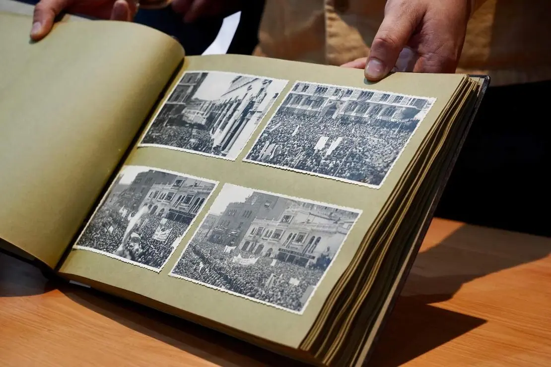 El delegado territorial de la Junta, Eduardo Diego, presenta el fondo documental &lsquo;Arias Navarro&rsquo;, en el marco de la Semana Internacional de los Archivos