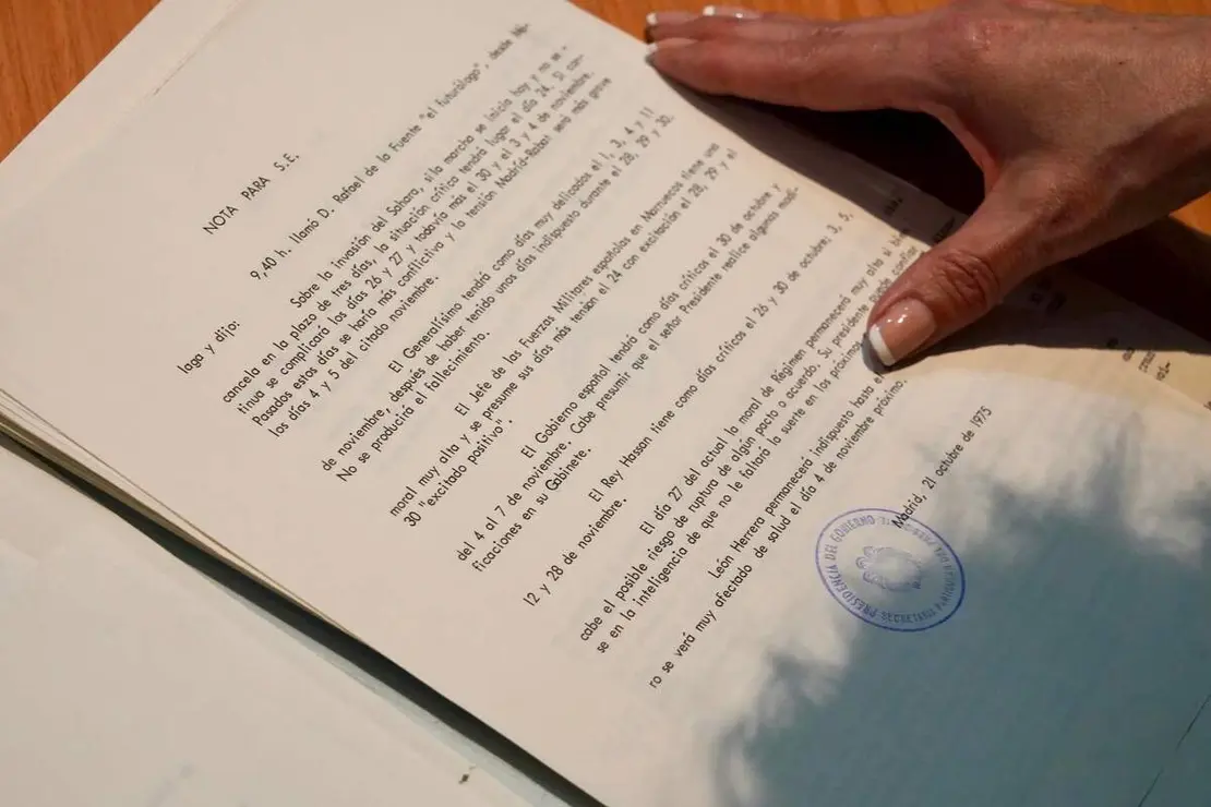El delegado territorial de la Junta, Eduardo Diego, presenta el fondo documental &lsquo;Arias Navarro&rsquo;, en el marco de la Semana Internacional de los Archivos