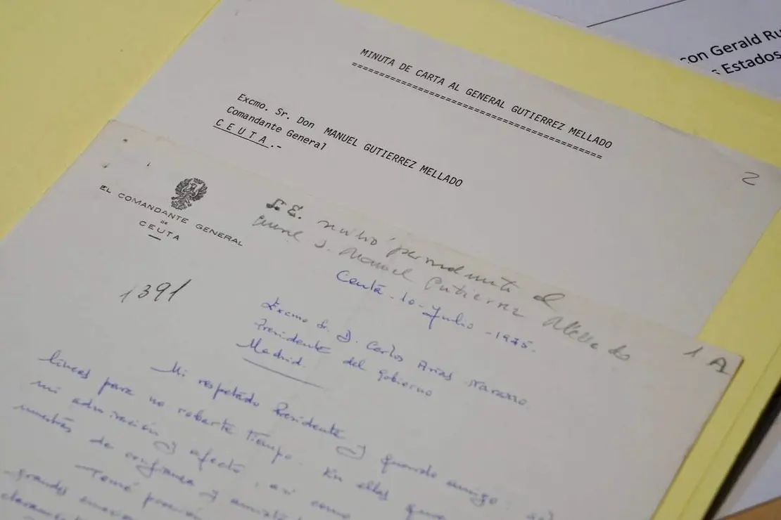 El delegado territorial de la Junta, Eduardo Diego, presenta el fondo documental &lsquo;Arias Navarro&rsquo;, en el marco de la Semana Internacional de los Archivos