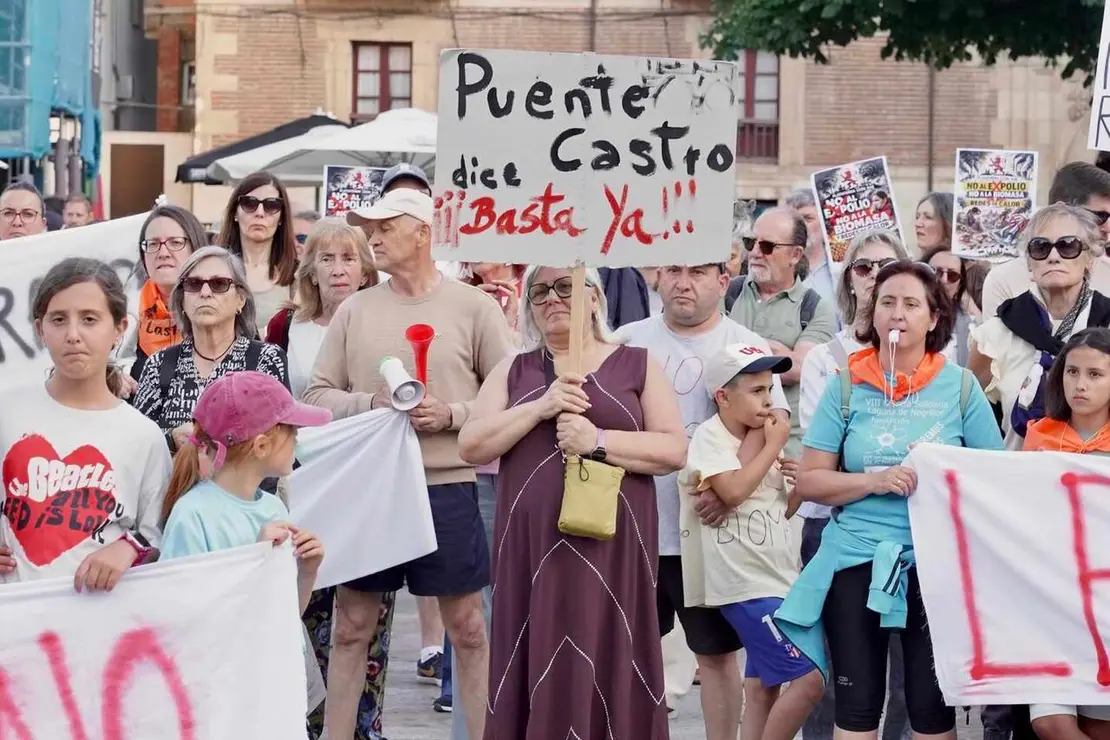 La plataforma contra la planta de biomasa de Puente Castro en Le&oacute;n se manifiesta contra el proyecto