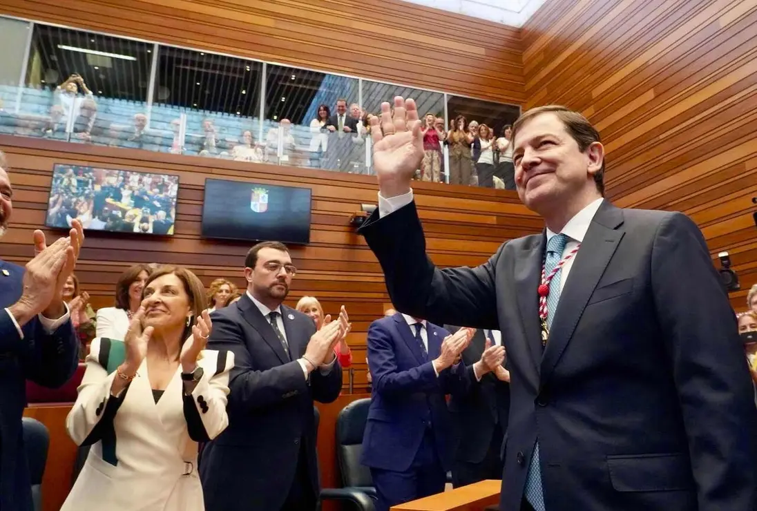 Toma de posesi&oacute;n de Alfonso Fern&aacute;ndez Ma&ntilde;ueco como presidente de la Junta de Castilla y Le&oacute;n.