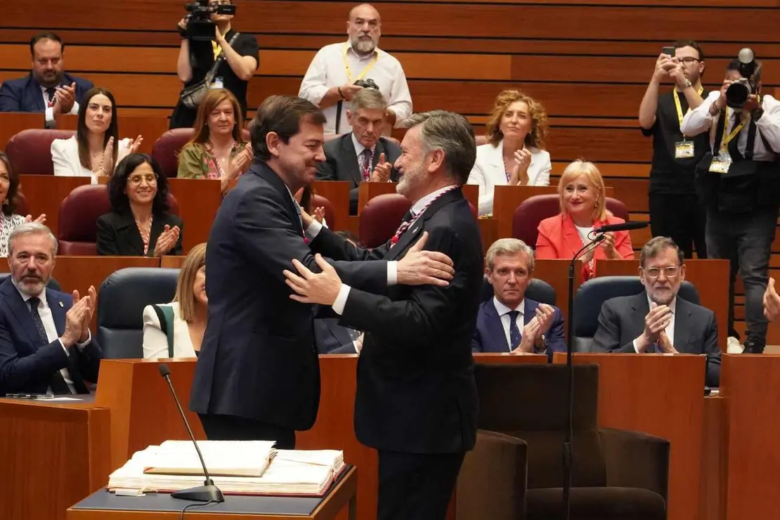 Toma de posesi&oacute;n de Alfonso Fern&aacute;ndez Ma&ntilde;ueco como presidente de la Junta de Castilla y Le&oacute;n.