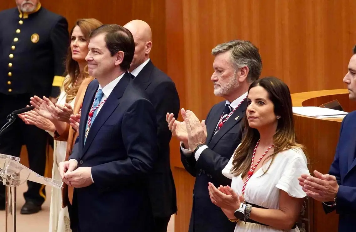 Toma de posesi&oacute;n de Alfonso Fern&aacute;ndez Ma&ntilde;ueco como presidente de la Junta de Castilla y Le&oacute;n.