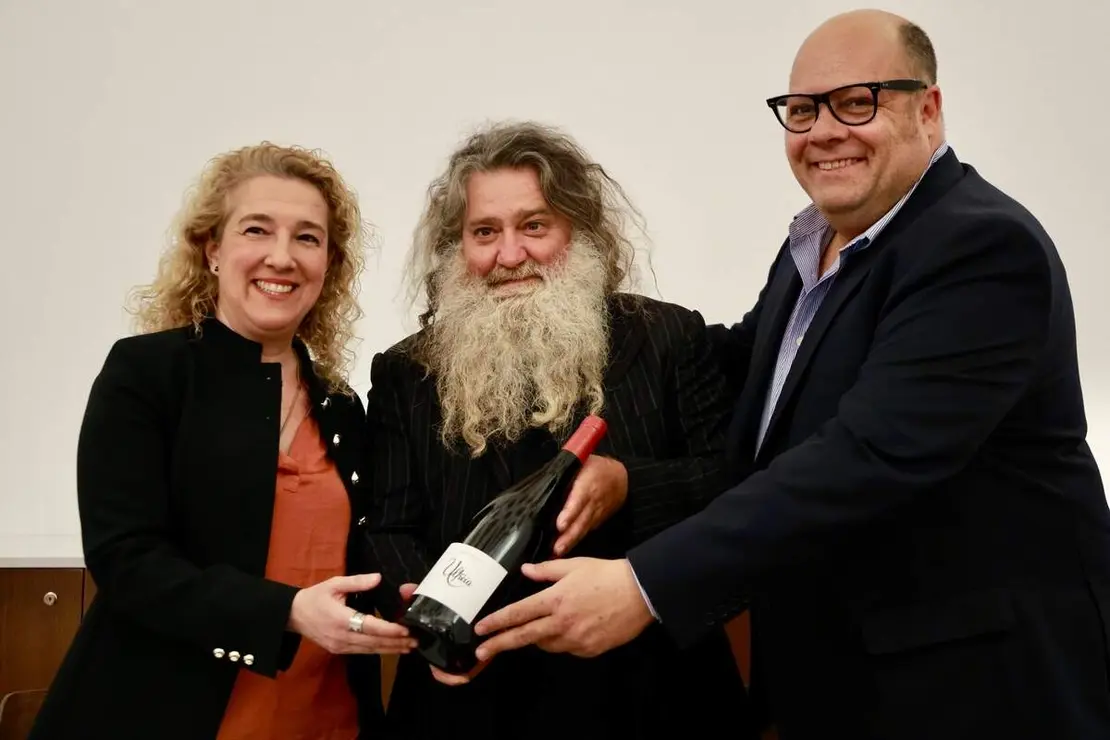 Acto de inauguraci&oacute;n de Archivo L&iacute;quido de Santo Martino, enmarcado en la programaci&oacute;n de &lsquo;El Gallo Wine Fest&rsquo;.