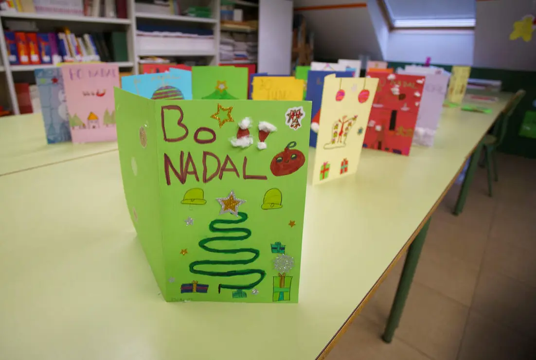 Aula de gallego en el colegio Garc&iacute;a Yebra de Ponferada, perteneciente al programa de la Junta de Castilla y Le&oacute;n