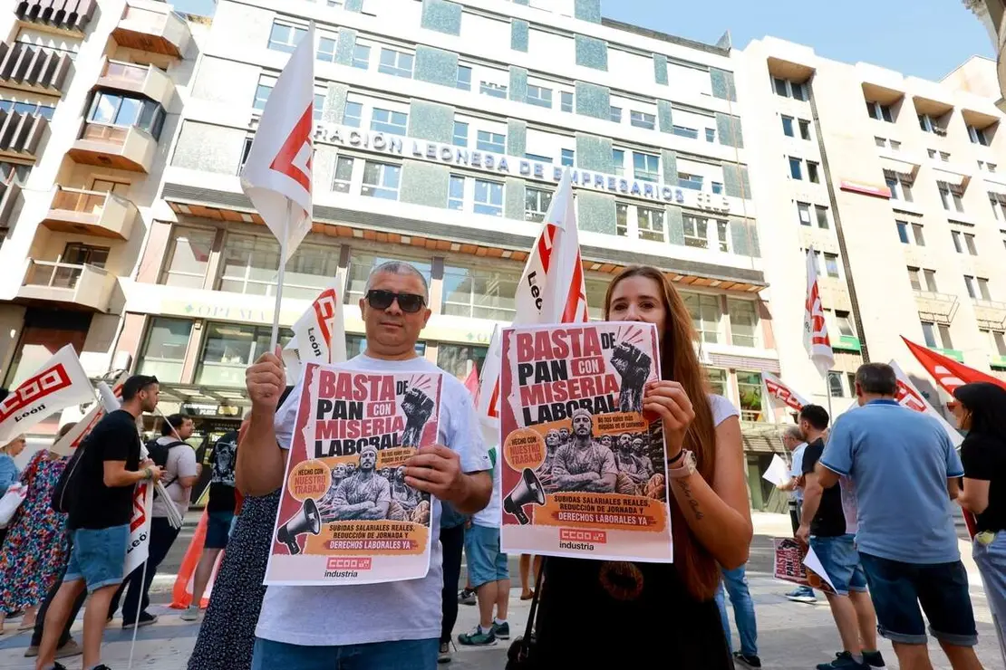 Comisiones Obreras Industria Le&oacute;n convoca una concentraci&oacute;n para exigir el desbloqueo de la negociaci&oacute;n del convenio colectivo del sector de la Panader&iacute;a