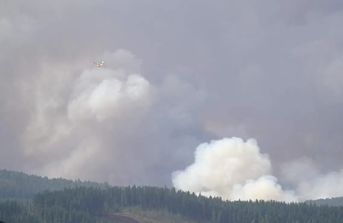 Incendio en la localidad de San Vicente de Arganza (Le&oacute;n)