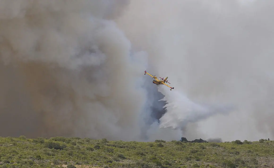 Incendio en la localidad de San Vicente de Arganza (Le&oacute;n)