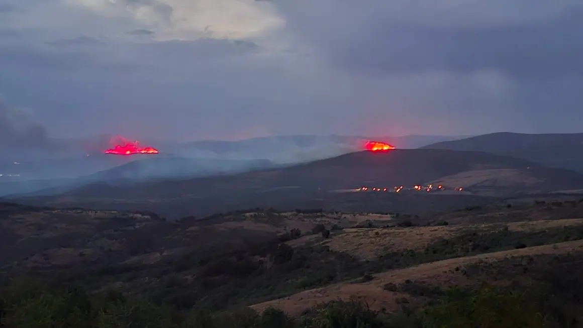 Las tormentas provocan 18 incendios forestales en la provincia de Le&oacute;n. Foto: CCB.