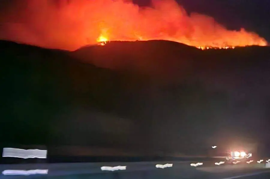 Las tormentas provocan 18 incendios forestales en la provincia de Le&oacute;n. Foto: CCB.