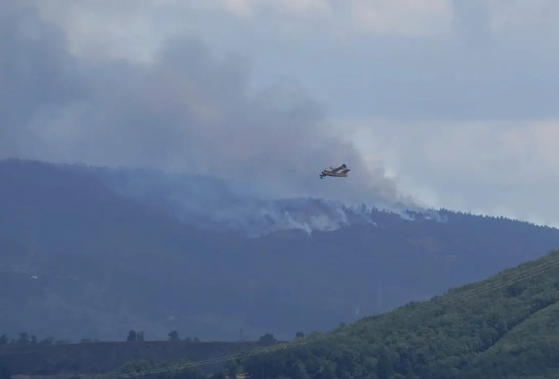 Incendio en el municipio de Congosto (Le&oacute;n)