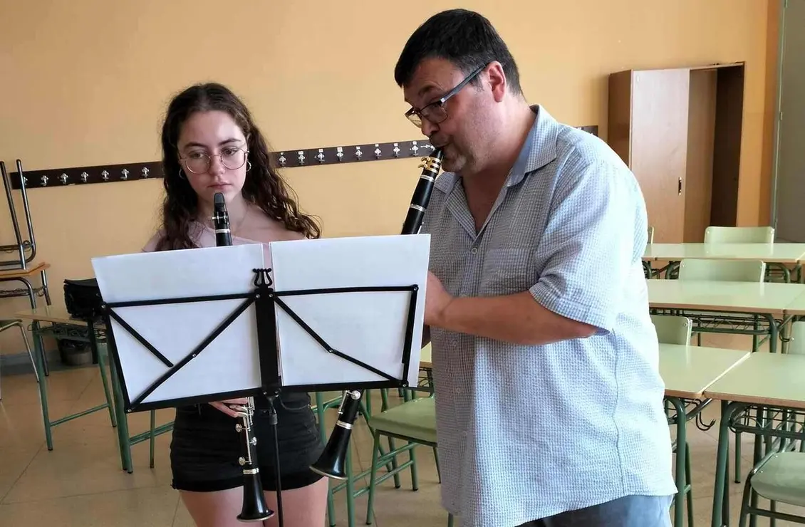 Clase de clarinete