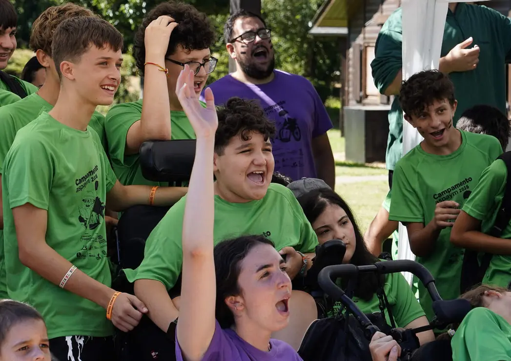 Inauguraci&oacute;n del XXIX Campamento Inclusivo de El Bosque de los Sue&ntilde;os de Cubillos del Sil (Le&oacute;n), organizado por Aspaym Castilla y Le&oacute;n