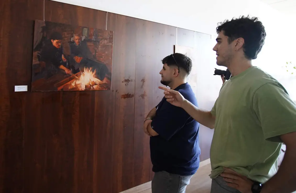Presentaci&oacute;n de la exposici&oacute;n pict&oacute;rica &lsquo;El geranio de las Dolom&iacute;as. Identidad y memoria en El Bierzo&rsquo;, del artista ponferradino Guillermo Otero Cabrera