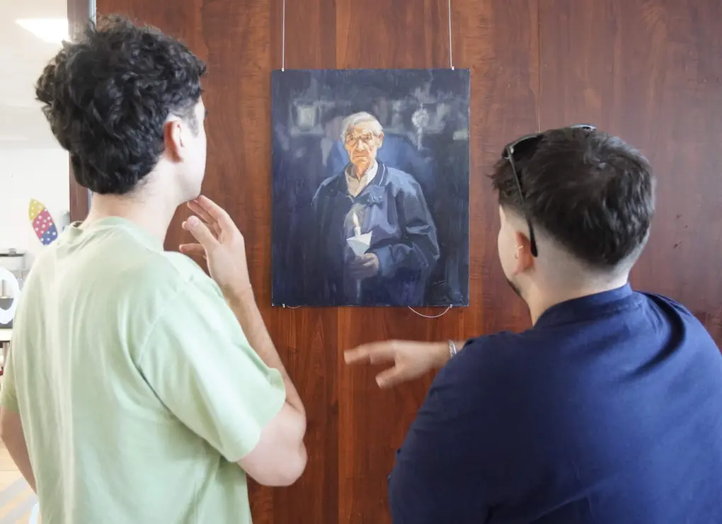 Presentaci&oacute;n de la exposici&oacute;n pict&oacute;rica &lsquo;El geranio de las Dolom&iacute;as. Identidad y memoria en El Bierzo&rsquo;, del artista ponferradino Guillermo Otero Cabrera