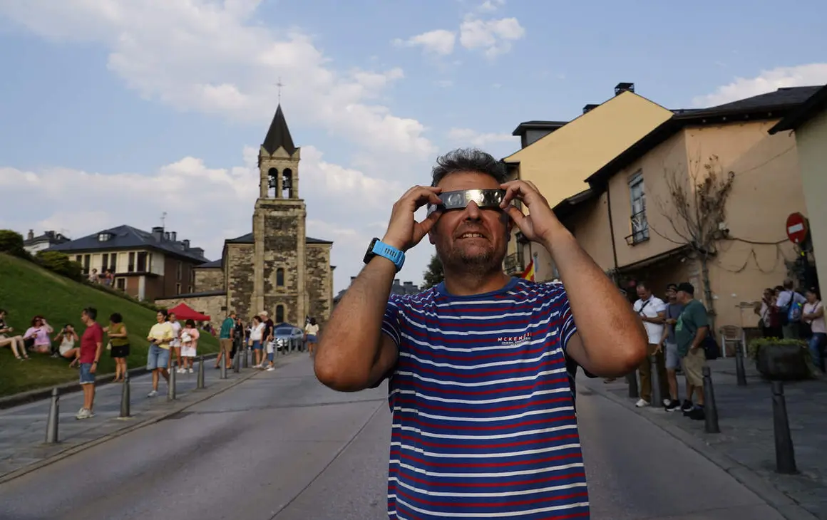 Eclipse total de sol visto desde Ponferrada