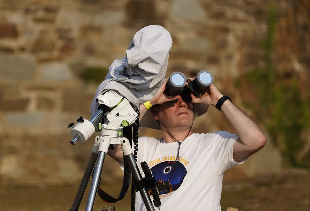 Eclipse total de sol visto desde Ponferrada