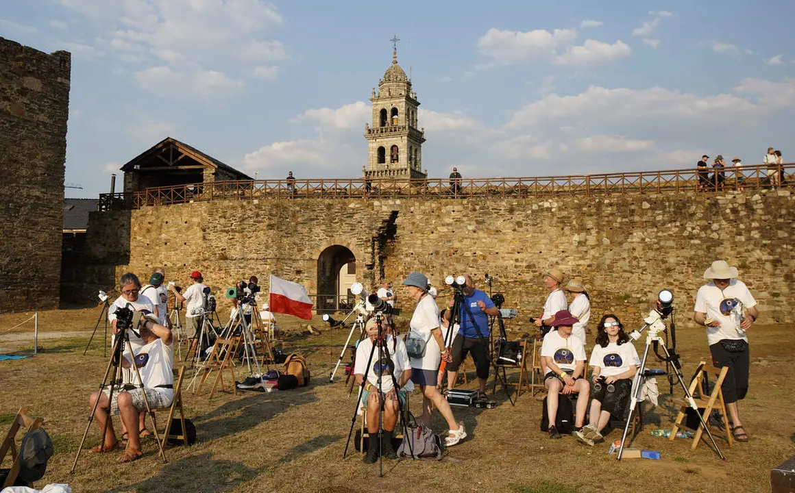 Eclipse total de sol visto desde Ponferrada