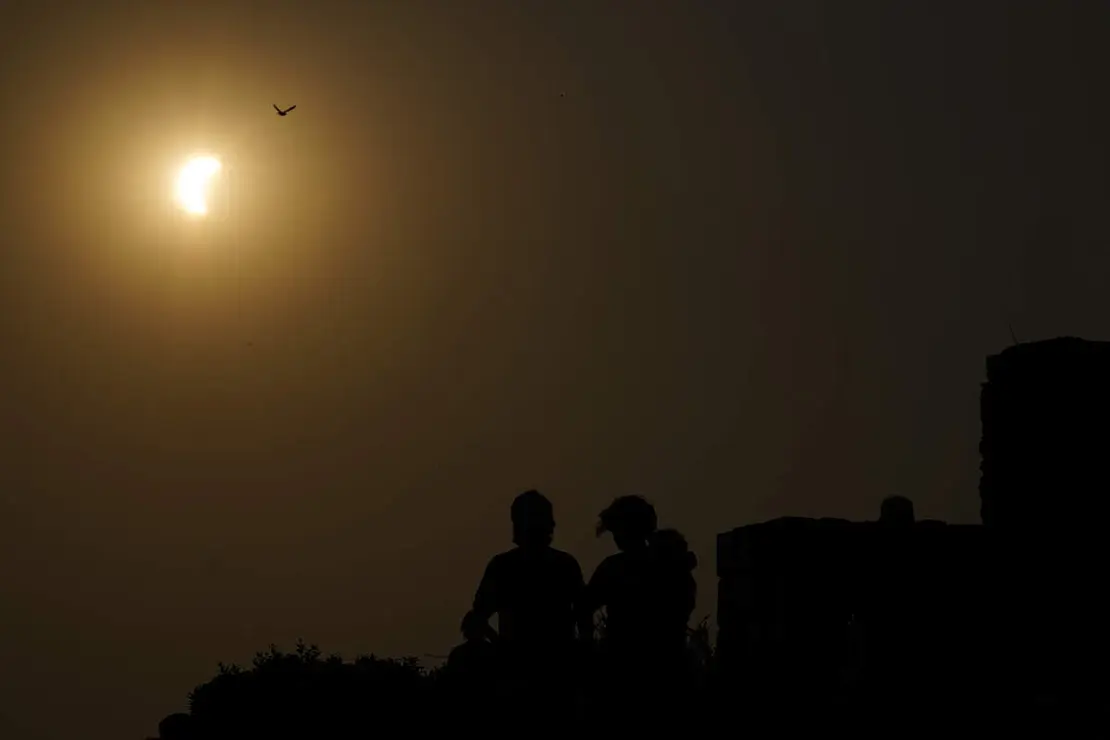 Eclipse total de sol visto desde Ponferrada