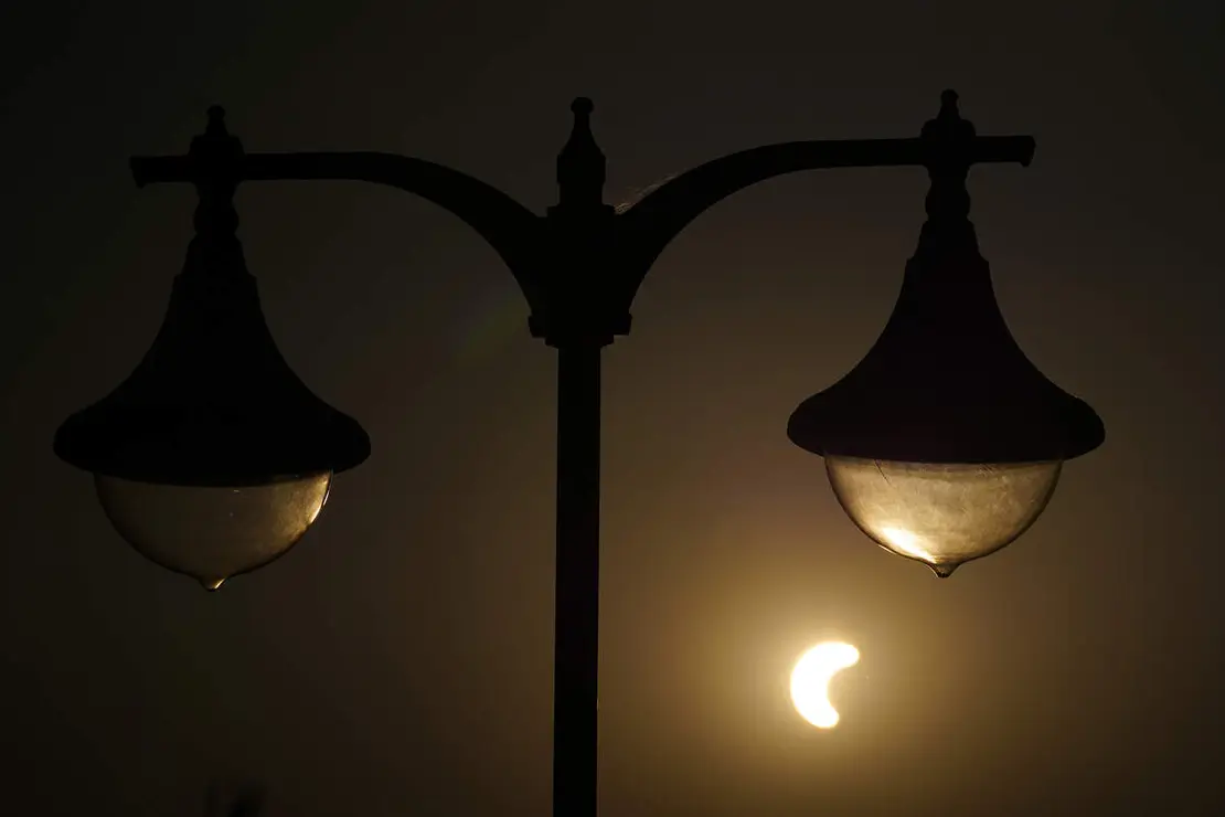 Eclipse total de sol visto desde Ponferrada