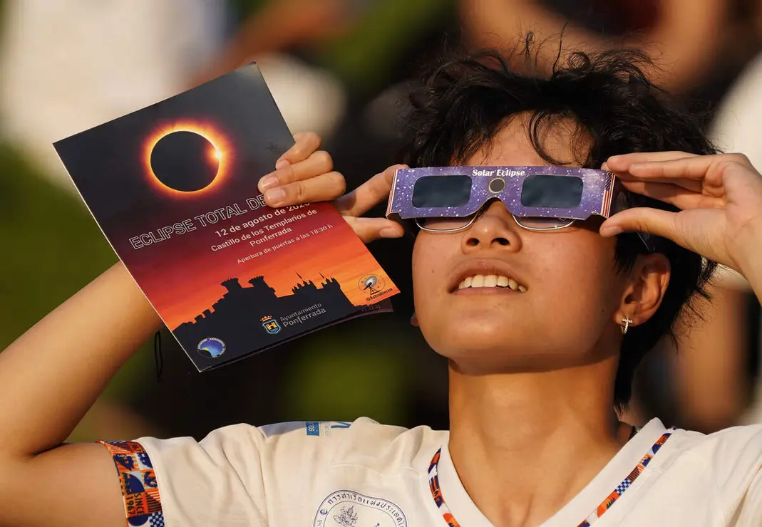Eclipse total de sol visto desde Ponferrada