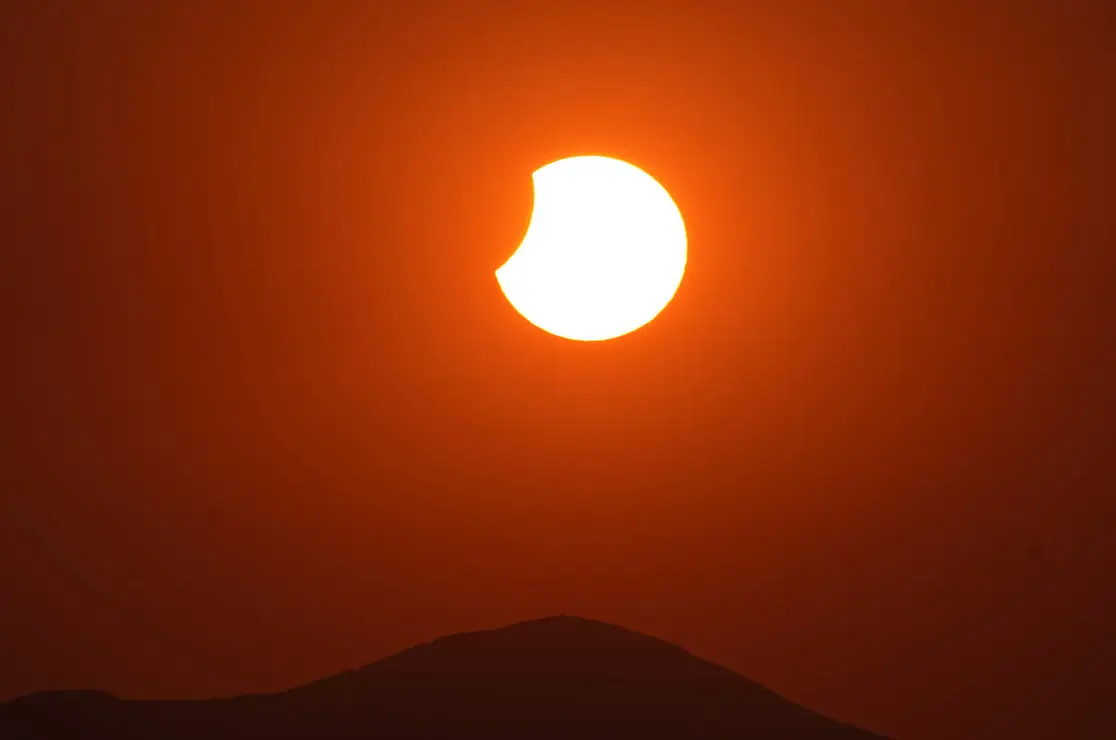 Eclipse total de sol visto desde Ponferrada