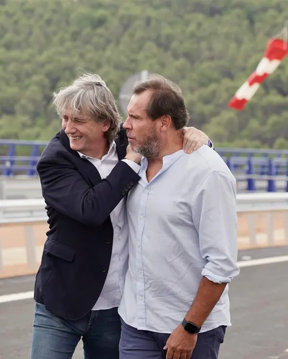 El ministro de Transportes y Movilidad Sostenible, &Oacute;scar Puente, preside la puesta en servicio de dos nuevos tramos de la Autov&iacute;a del Duero, A-11, entre Tudela de Duero y Quintanilla de Arriba, en la provincia de Valladolid
