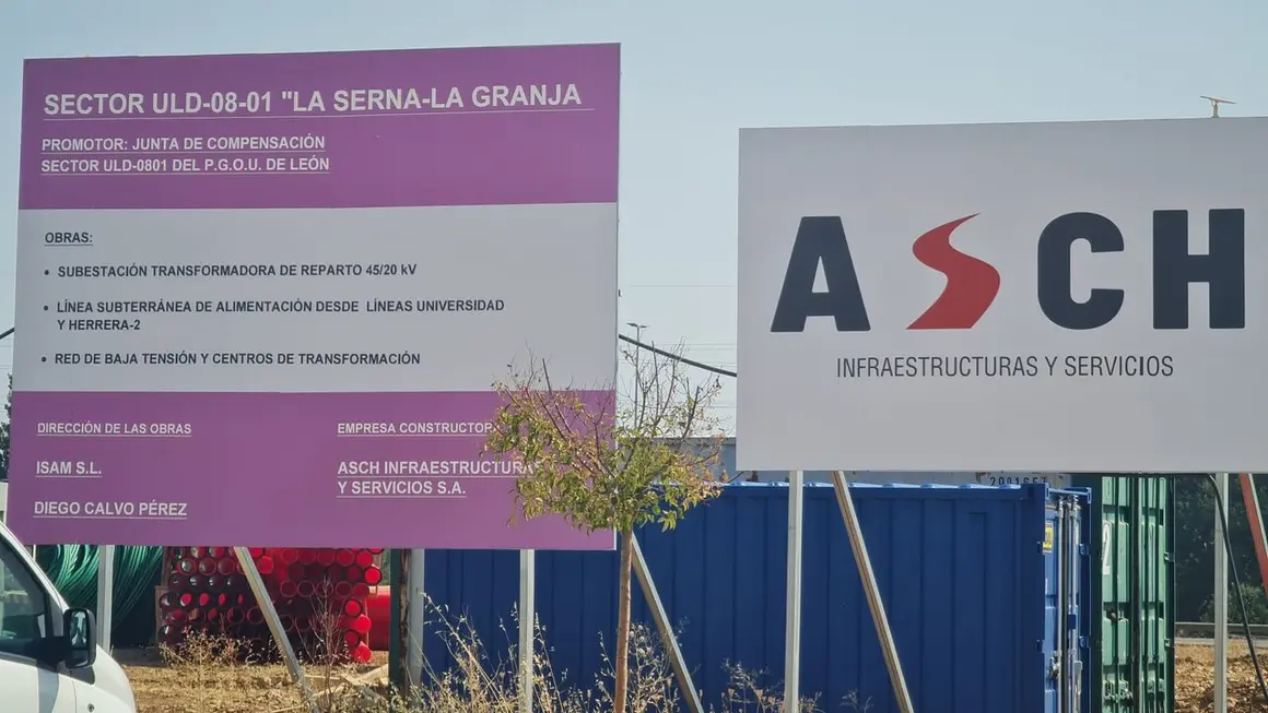 La nueva subestaci&oacute;n el&eacute;ctrica de La Granja abre la puerta a la reactivaci&oacute;n urban&iacute;stica del este de Le&oacute;n. Fotos: Heraldo de Le&oacute;n