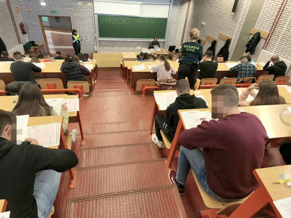 Oposiciones de la Guardia Civil en León.