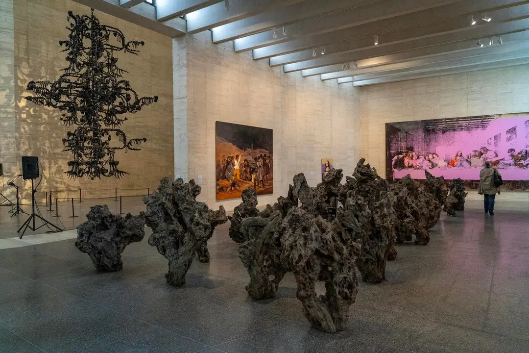 Exposición 'Ai Weiwei. Don Quixote' en el Museo de Arte Contemporáneo de Castilla y León.