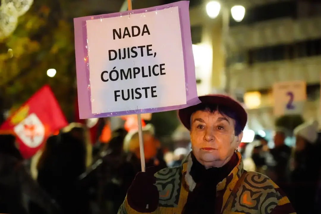 Manifestaci&oacute;n en Le&oacute;n por el D&iacute;a Internacional para la Eliminaci&oacute;n de la Violencia Contra las Mujeres.