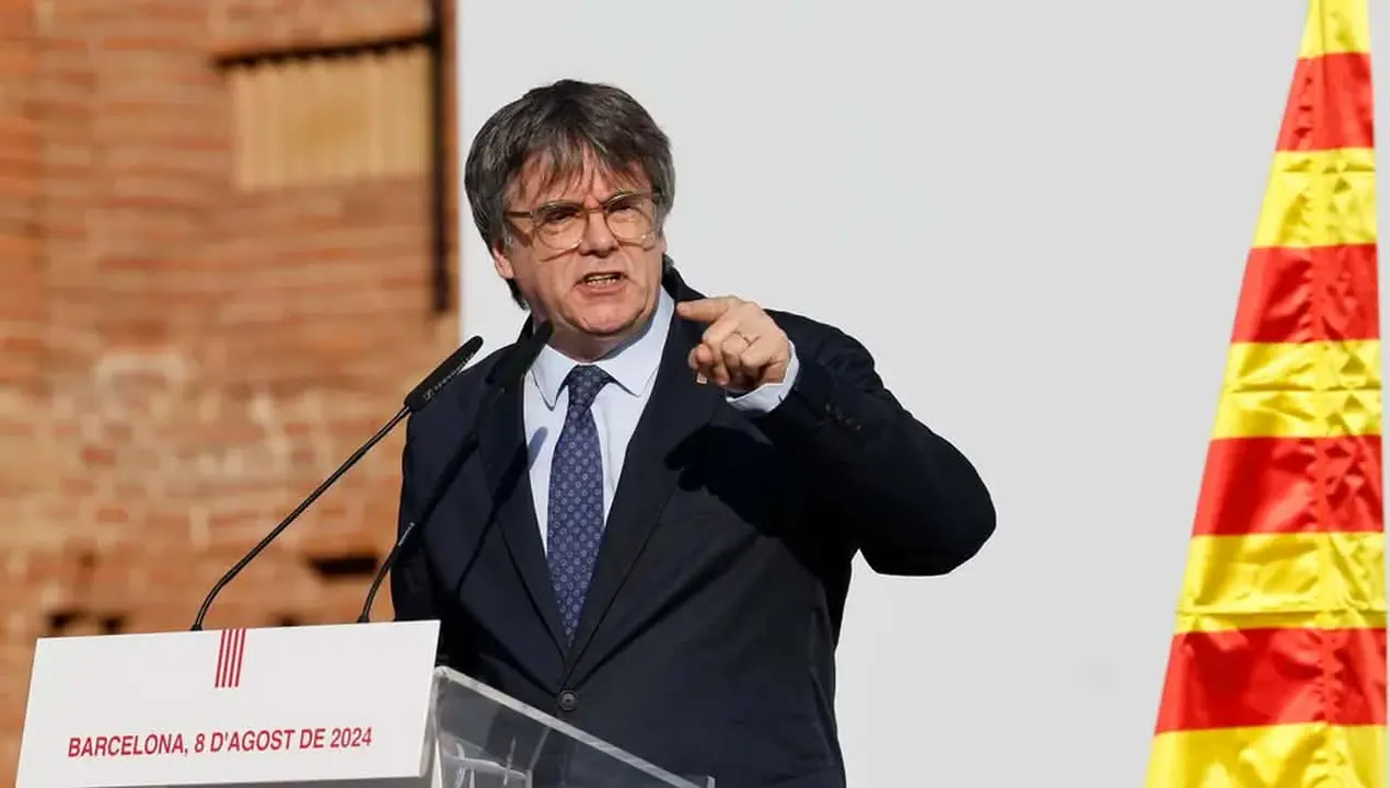 Imagen de archivo del expresidente catalán Carles Puigdemont.