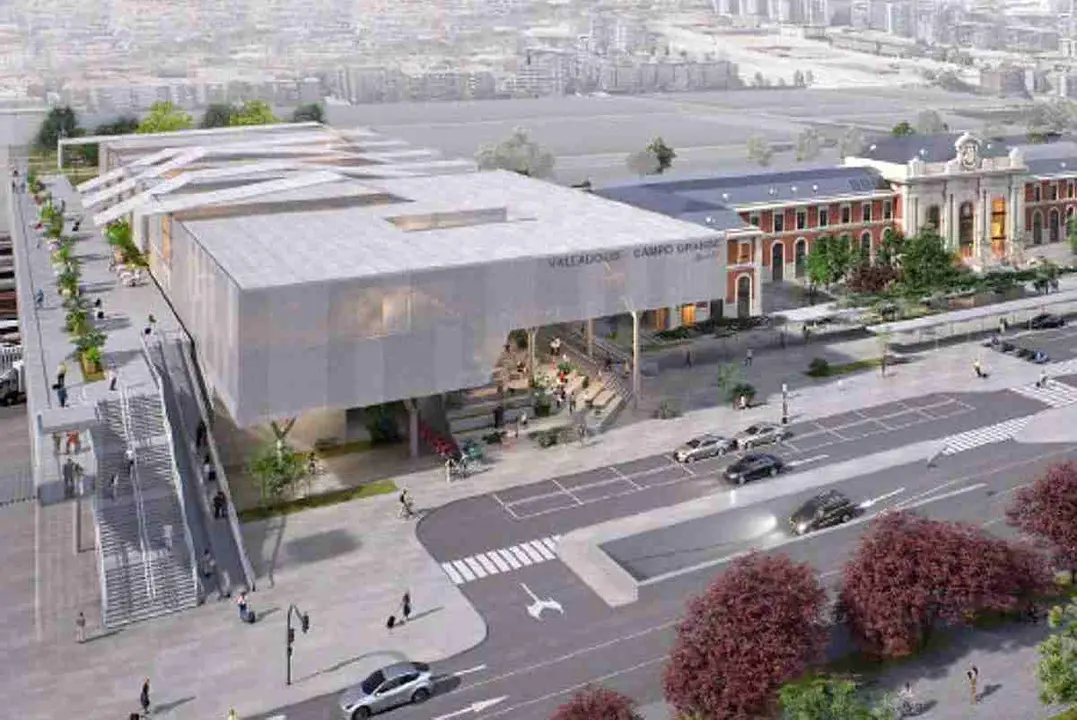 Imagen del proyecto de estación de tren para Valladolid con una inversión de 210 millones de euros.