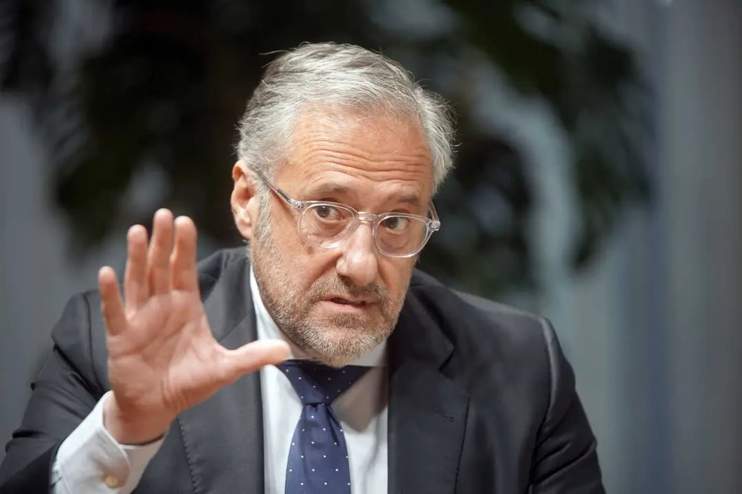 El presidente de las Cortes de Castilla y León, Carlos Pollán.